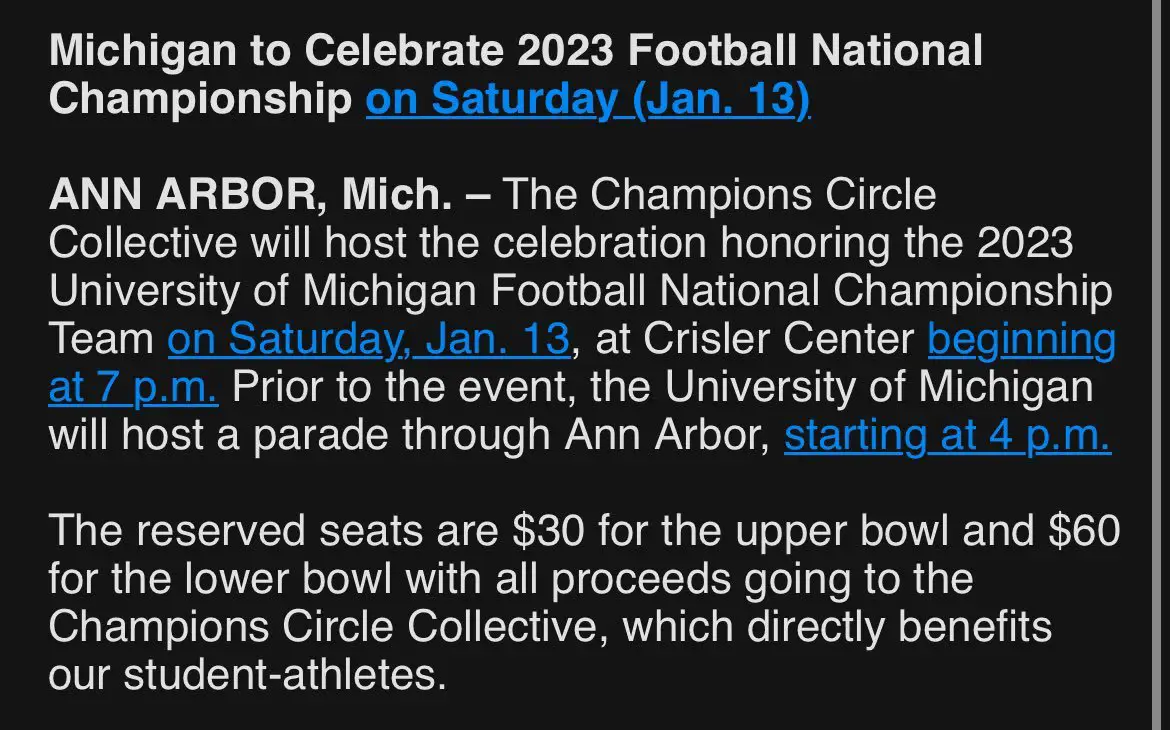 Michigan Football Parade: Events and Celebrations