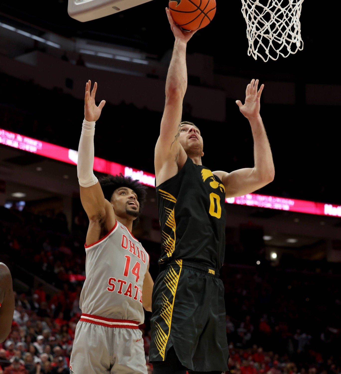 Ohio State Buckeyes vs Iowa Hawkeyes: Men's Basketball Stats