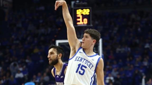 Stonehill Skyhawks vs Kentucky Wildcats: Men's Basketball Stats