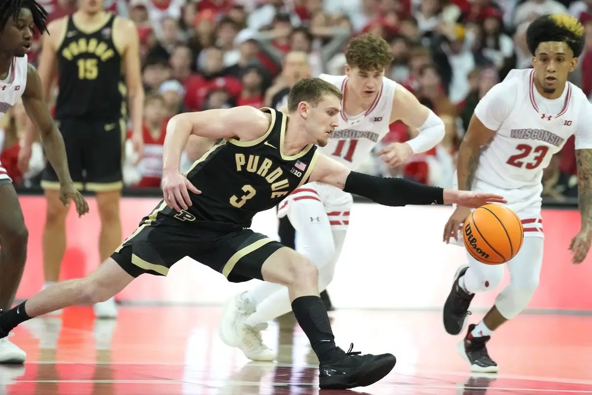 Wisconsin vs Purdue: Men's Basketball Player Stats