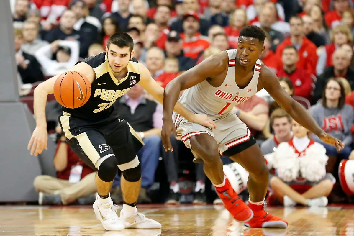 Purdue Boilermakers vs Ohio State Buckeyes: Men's Basketball Stats