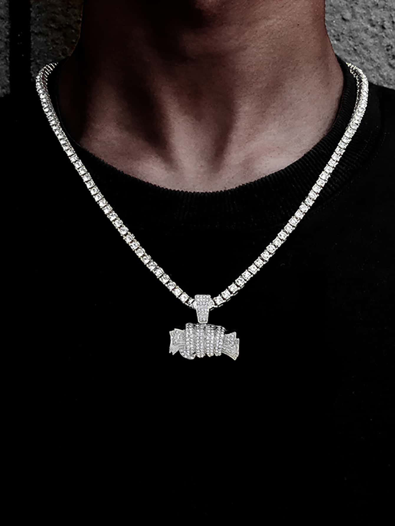 Men's Tennis Necklace: Stylish Accessories