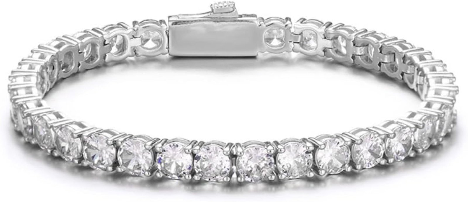 White Gold Tennis Bracelet: Elegant Accessories