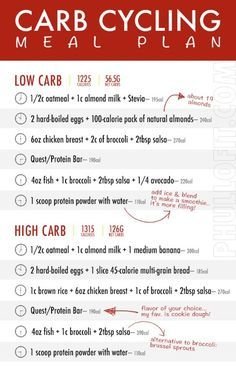 V Shred Carb Cycling Meal Plan PDF: How to Optimize Your Diet for Cycling