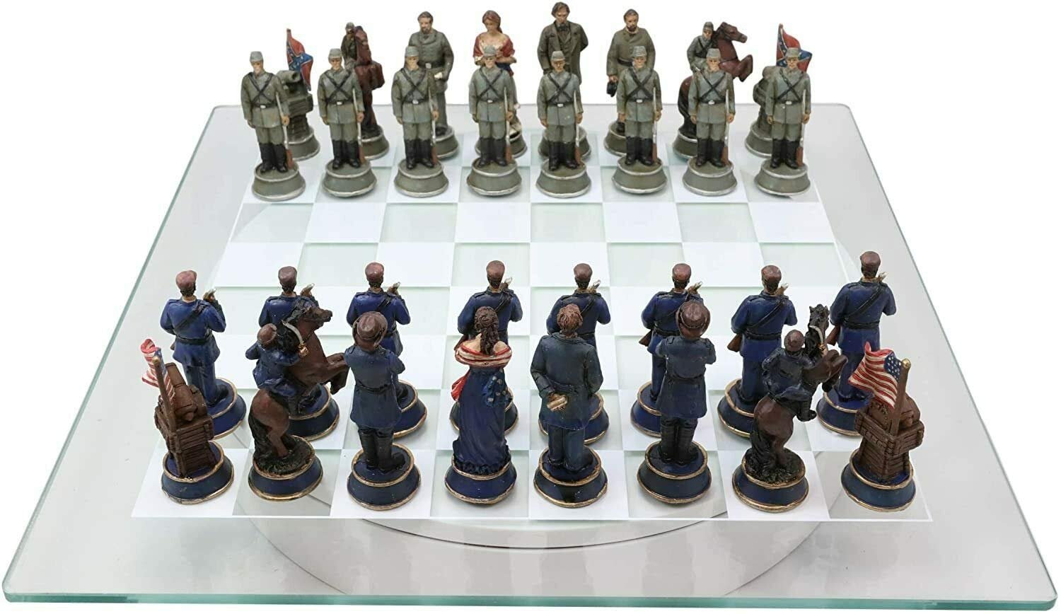 Civil War Chess Set: A Historical and Educational Game