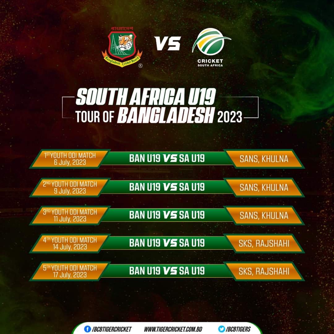 Bangladesh Cricket Schedule: Upcoming Matches and Series