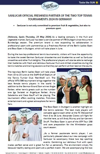Berlin Open Tennis: Upcoming Events and Highlights