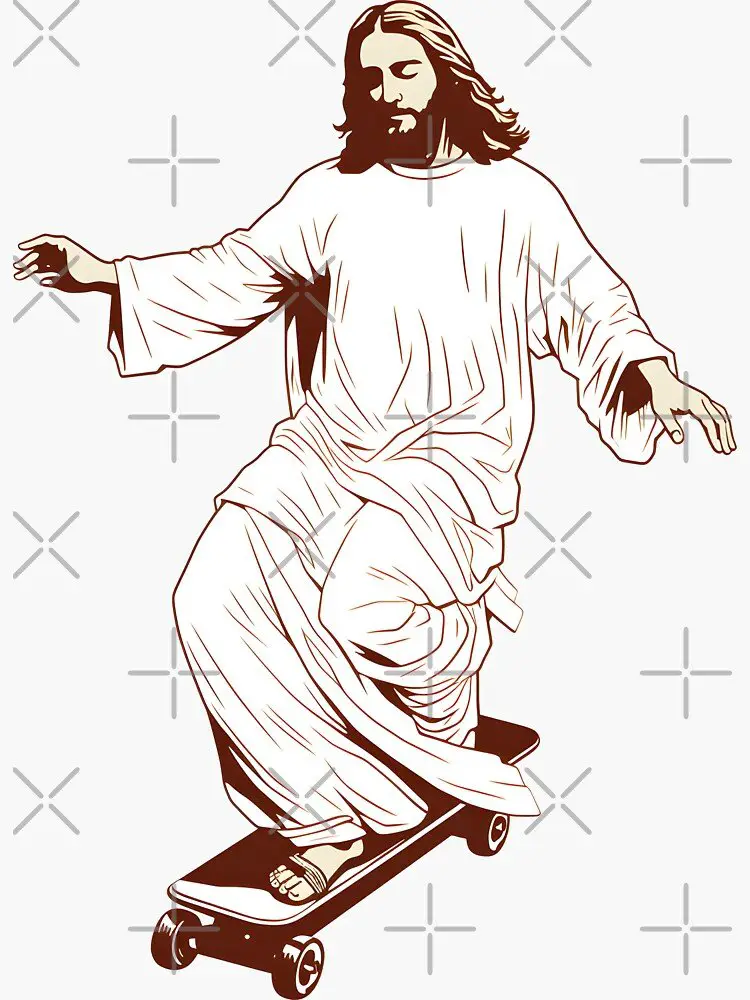 Jesus Skateboarding: Unique Artwork and Interpretations