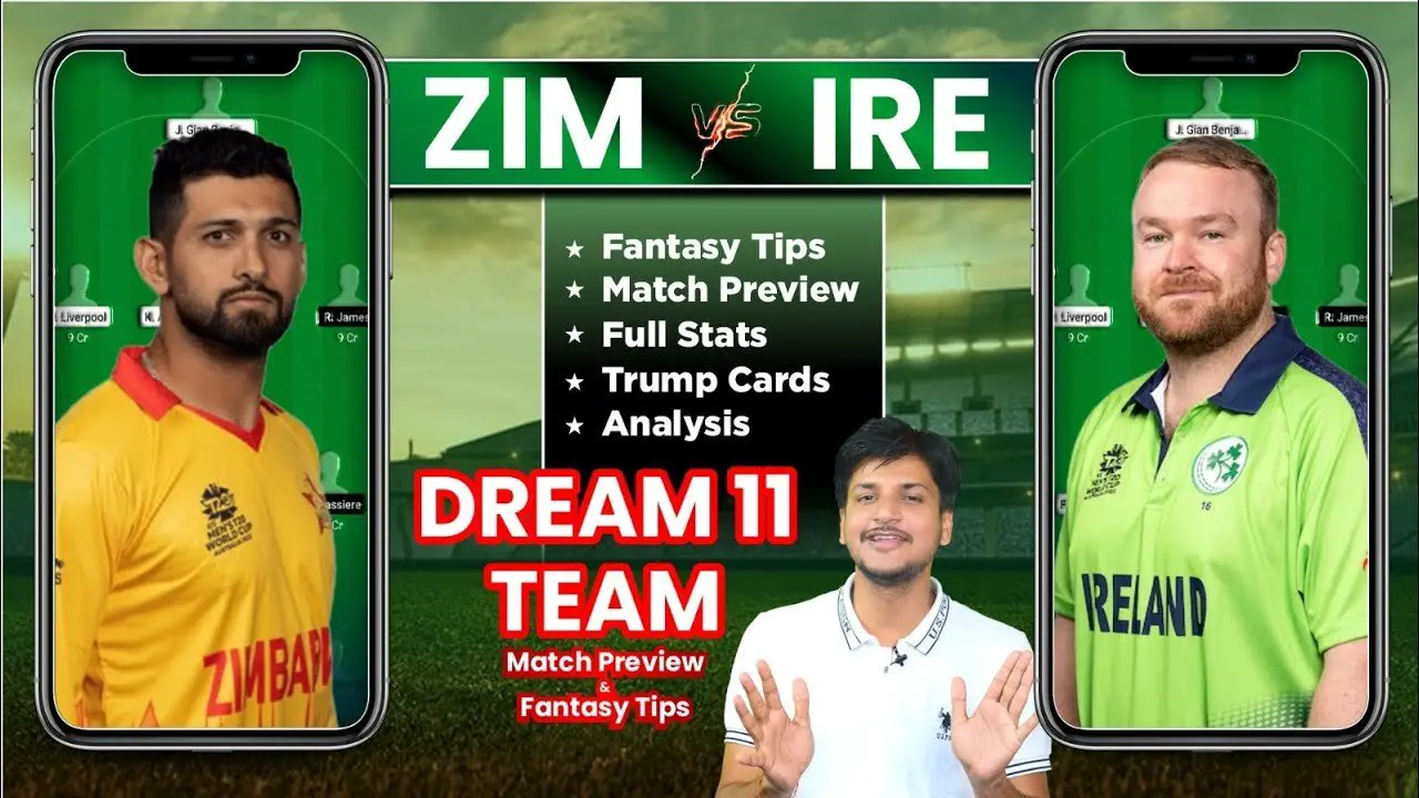 Zimbabwe vs Ireland Cricket Match card: Full Summary