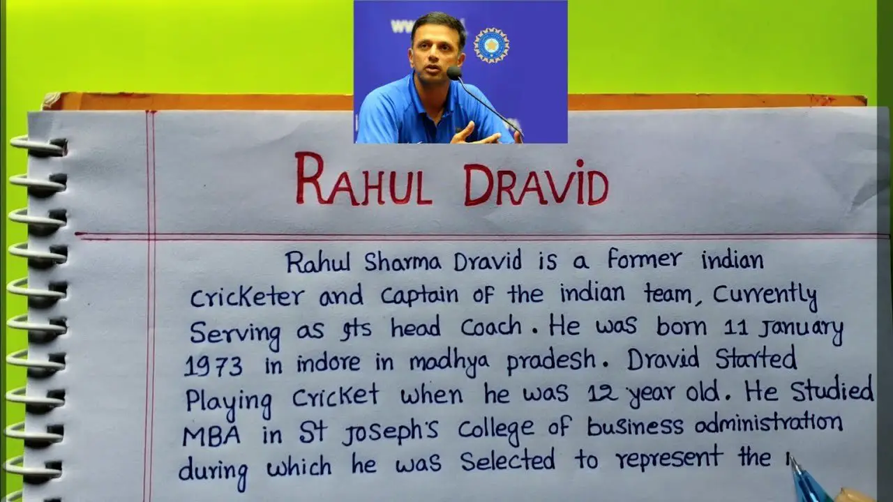 Rahul Dravid - Life History