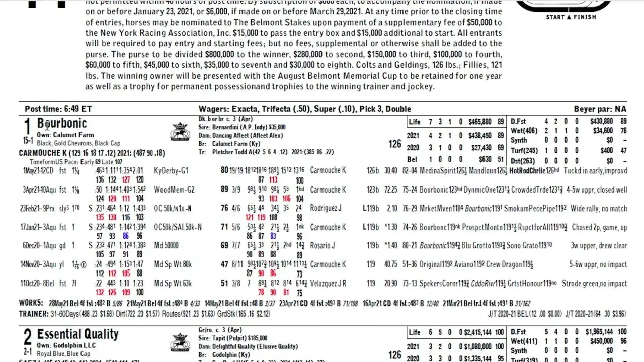 How to Read a Horse Racing Program: A Beginner's Guide