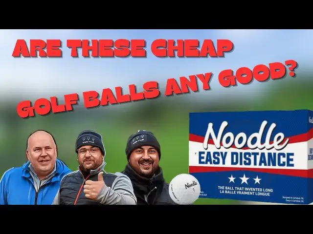 Noodle Golf Balls: Affordable and Long-Distance