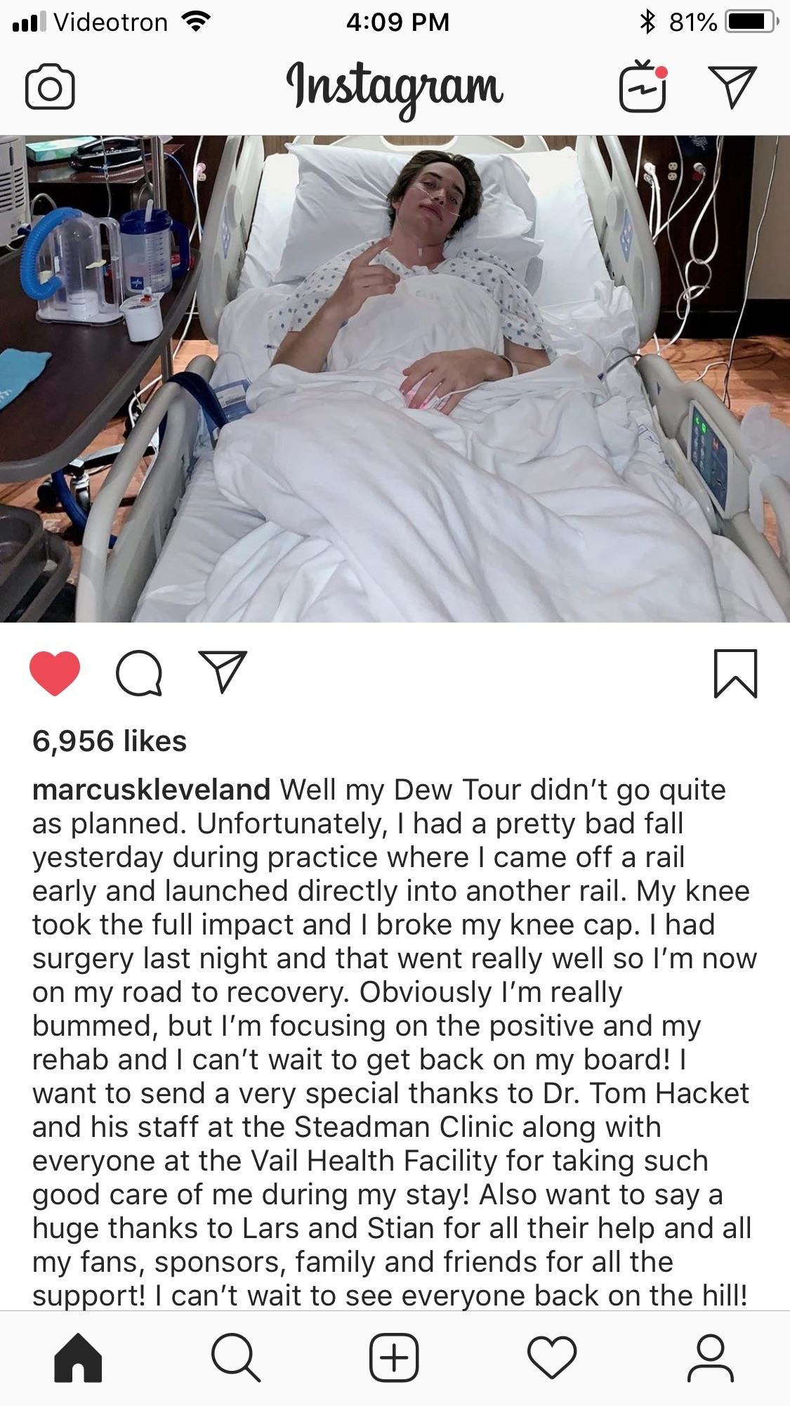 Marcus Kleveland - Life History